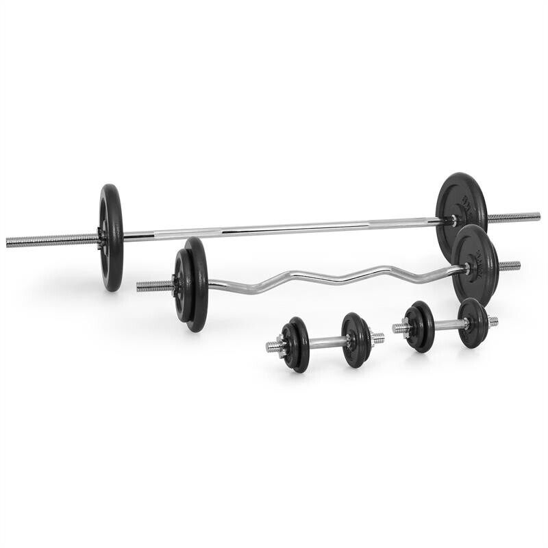 Capital Sports IPB 5, čierne, závažie na činky, pár, 30 mm, 5 kg