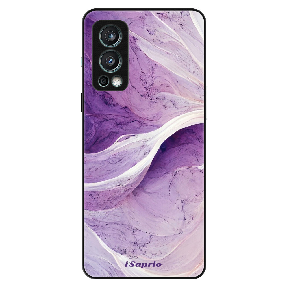 Lesklé puzdro Exclusive iSaprio - Purple Paint 10 - OnePlus Nord 2 5G
