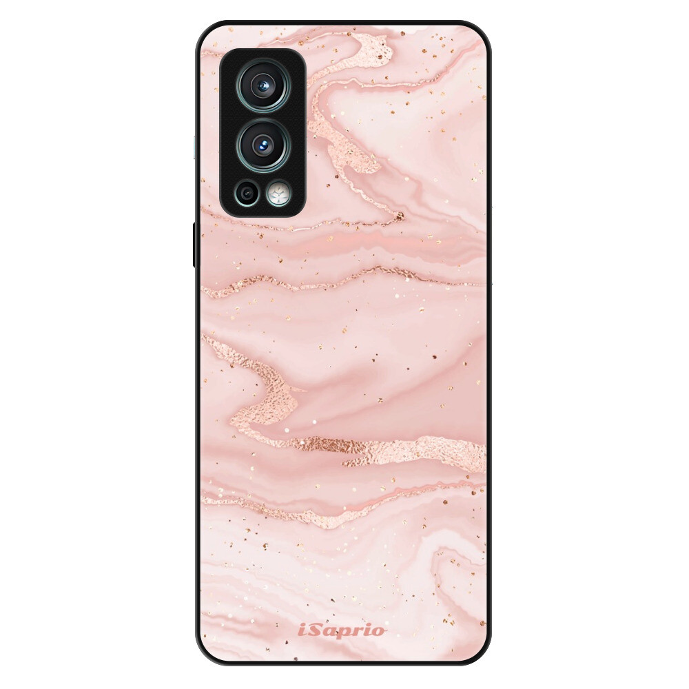 Lesklé puzdro Exclusive iSaprio - RoseGold Marble 10 - OnePlus Nord 2 5G