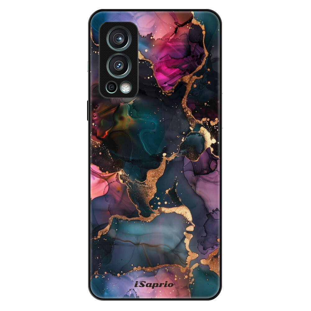 Lesklé puzdro Exclusive iSaprio - Dark Marble 10 - OnePlus Nord 2 5G