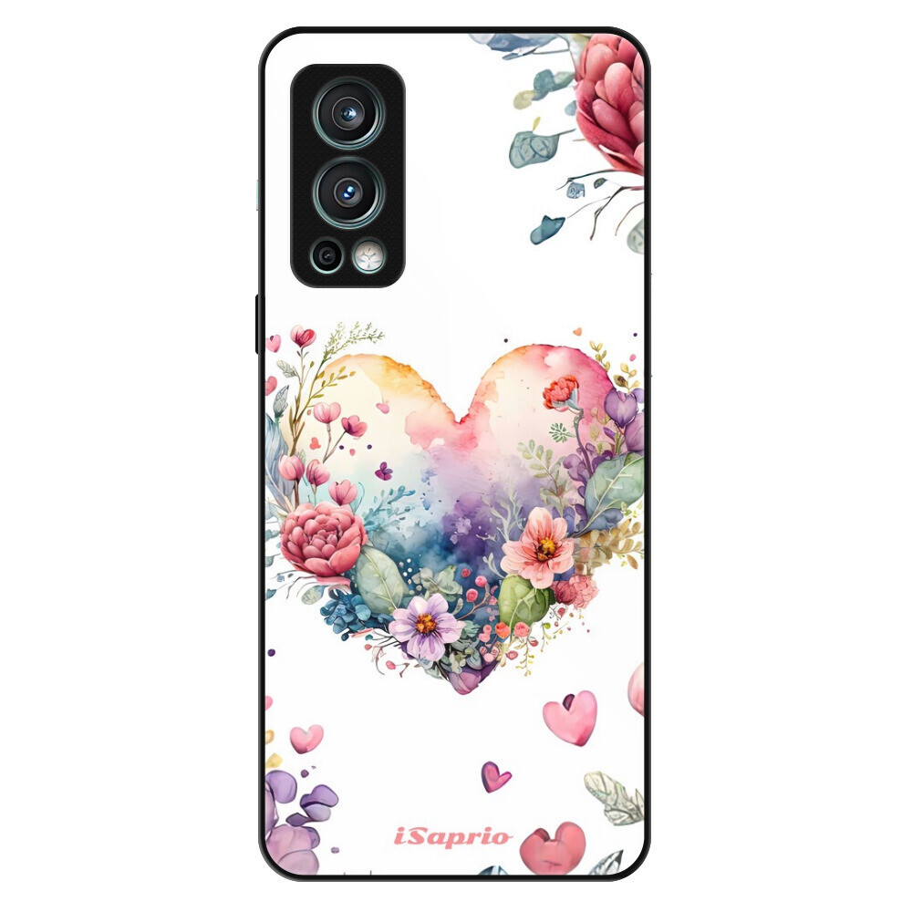 Lesklé puzdro Exclusive iSaprio - Floral Heart - OnePlus Nord 2 5G