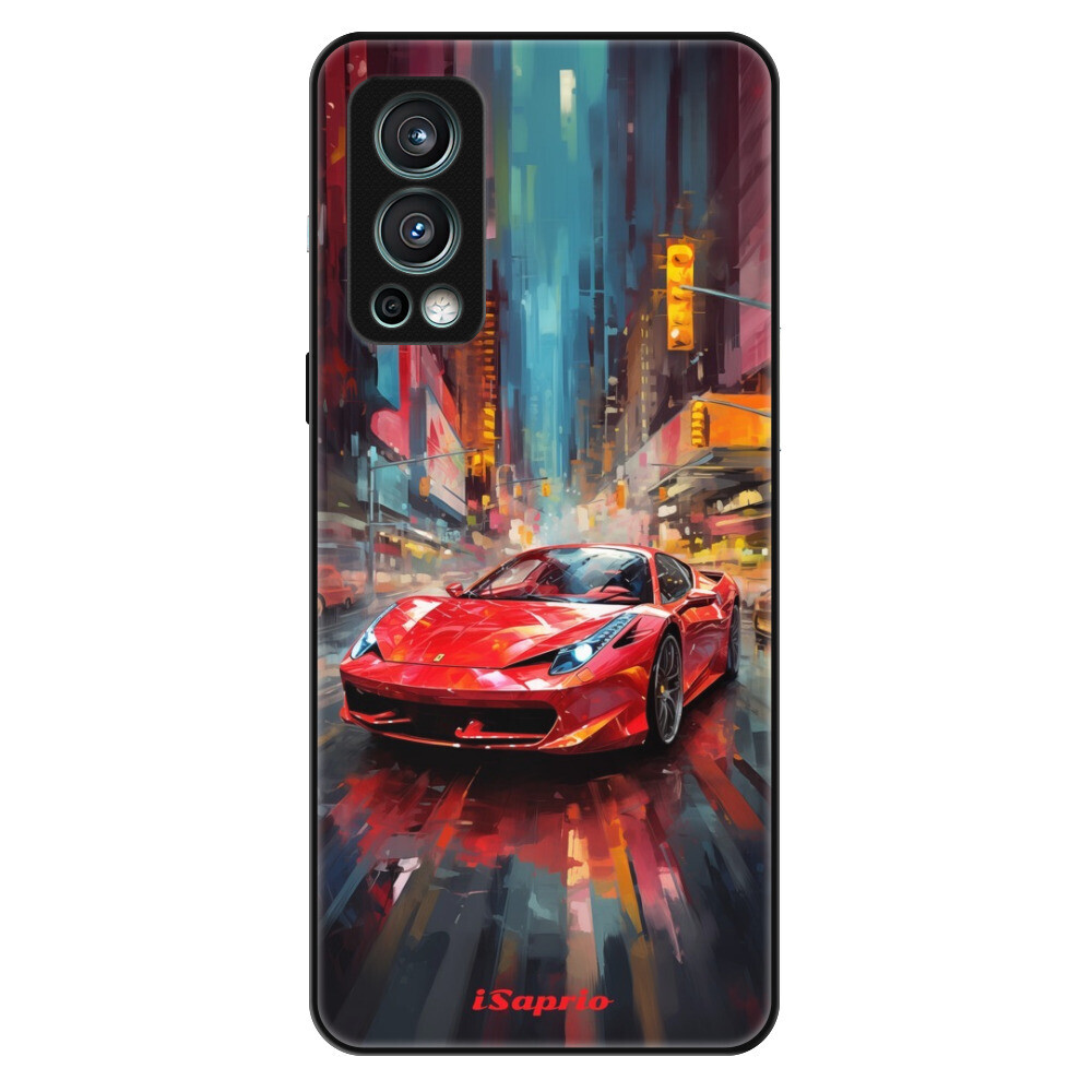 Lesklé puzdro Exclusive iSaprio - Ferrari - OnePlus Nord 2 5G