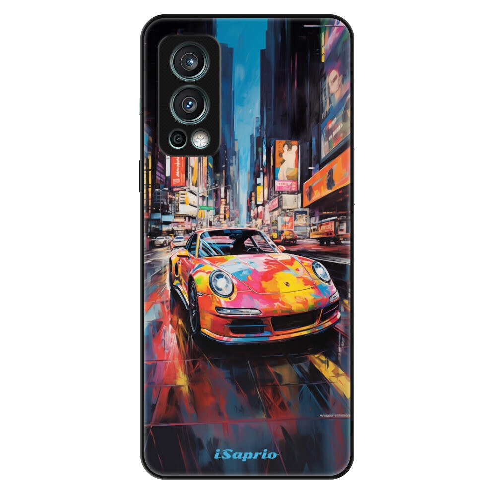 Lesklé puzdro Exclusive iSaprio - Abstract Porsche - OnePlus Nord 2 5G