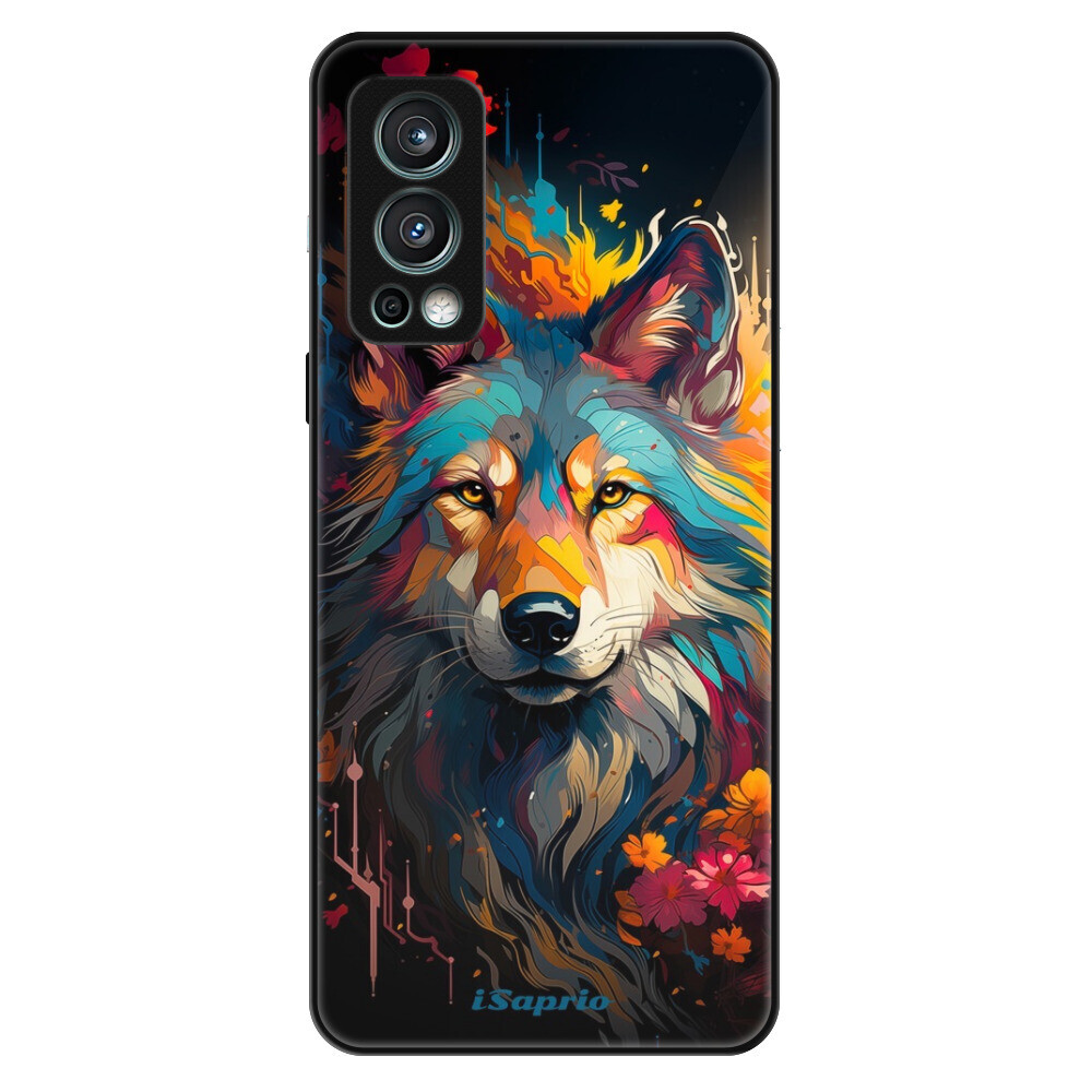 Lesklé puzdro Exclusive iSaprio - Mysterious Wolf - OnePlus Nord 2 5G