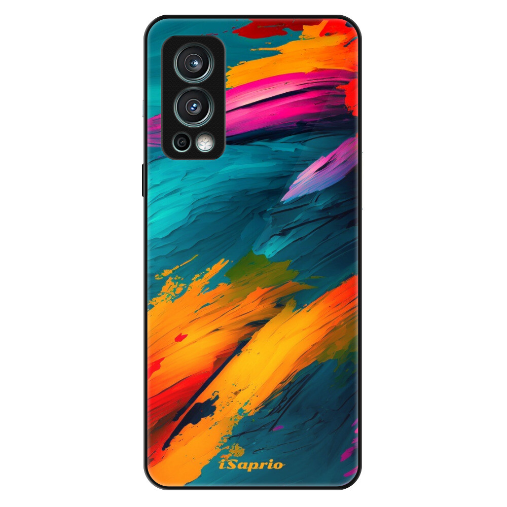 Lesklé puzdro Exclusive iSaprio - Blue Paint - OnePlus Nord 2 5G