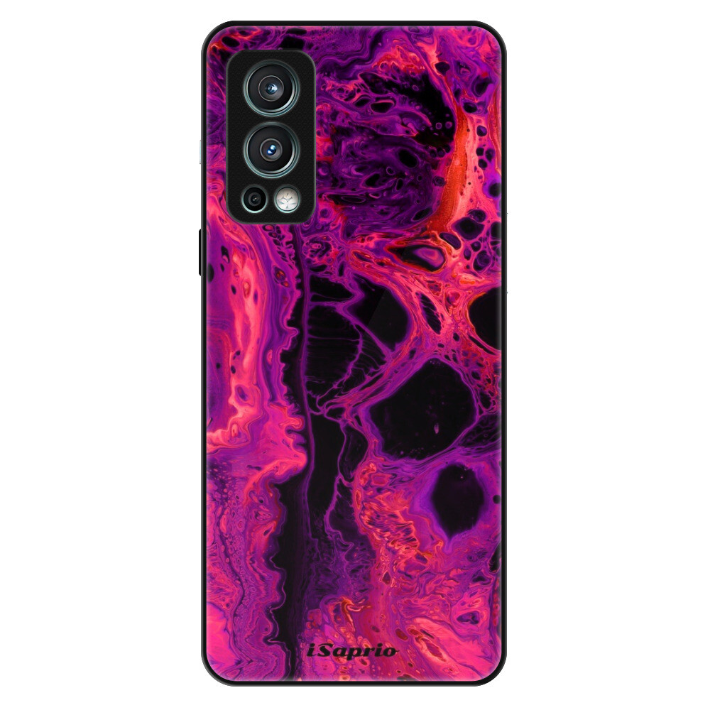Lesklé puzdro Exclusive iSaprio - Abstract Dark 01 - OnePlus Nord 2 5G
