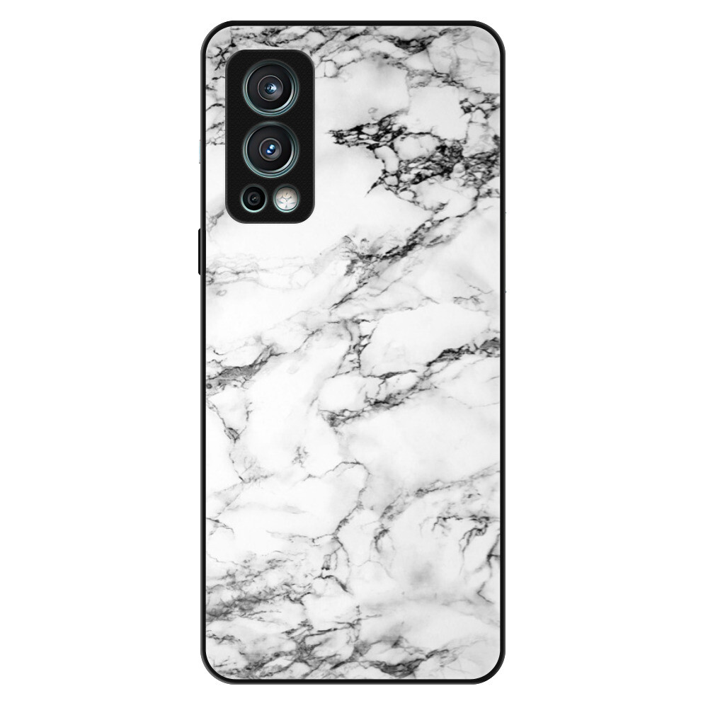 Lesklé puzdro Exclusive iSaprio - White Marble 01 - OnePlus Nord 2 5G