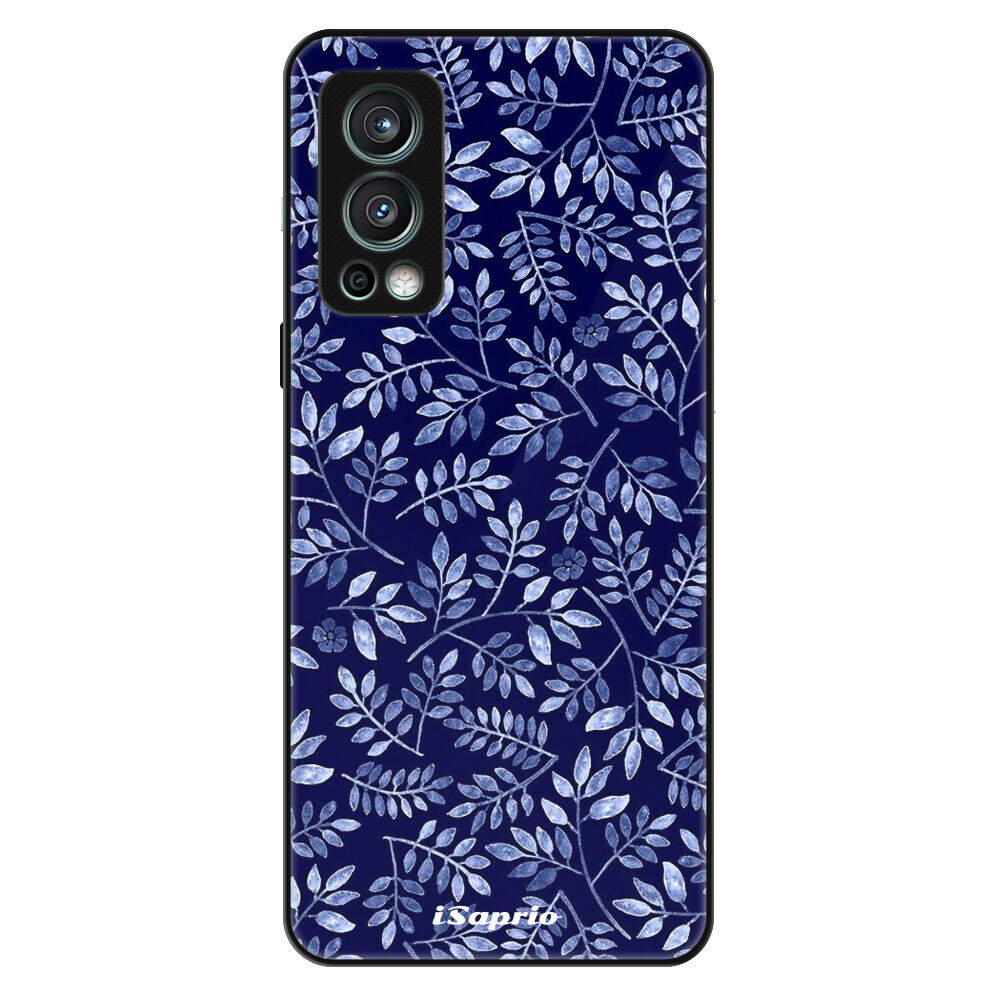 Lesklé puzdro Exclusive iSaprio - Blue Leaves 05 - OnePlus Nord 2 5G