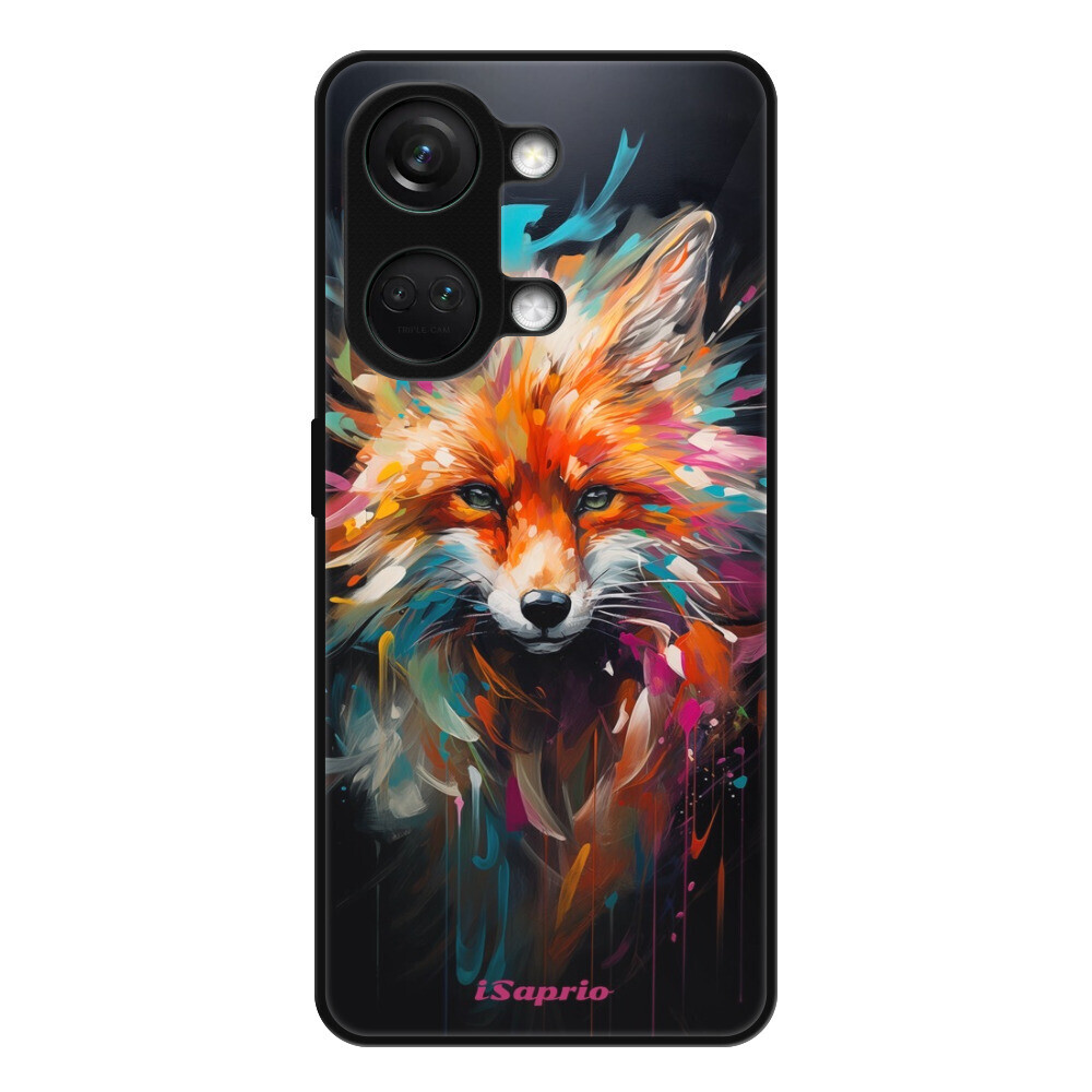 Lesklé puzdro Exclusive iSaprio - Neon Fox - OnePlus Nord 3 5G