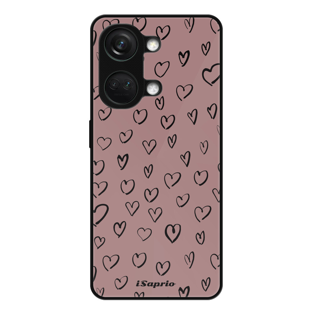 Lesklé puzdro Exclusive iSaprio - Heart Dark - OnePlus Nord 3 5G