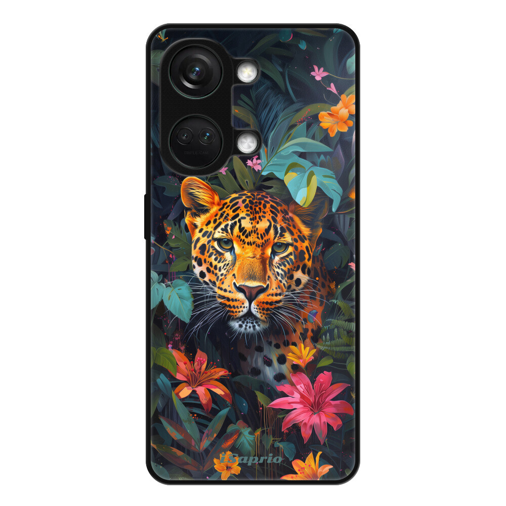 Lesklé puzdro Exclusive iSaprio - Flower Jaguar - OnePlus Nord 3 5G