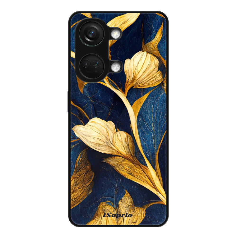 Lesklé puzdro Exclusive iSaprio - Gold Leaves - OnePlus Nord 3 5G