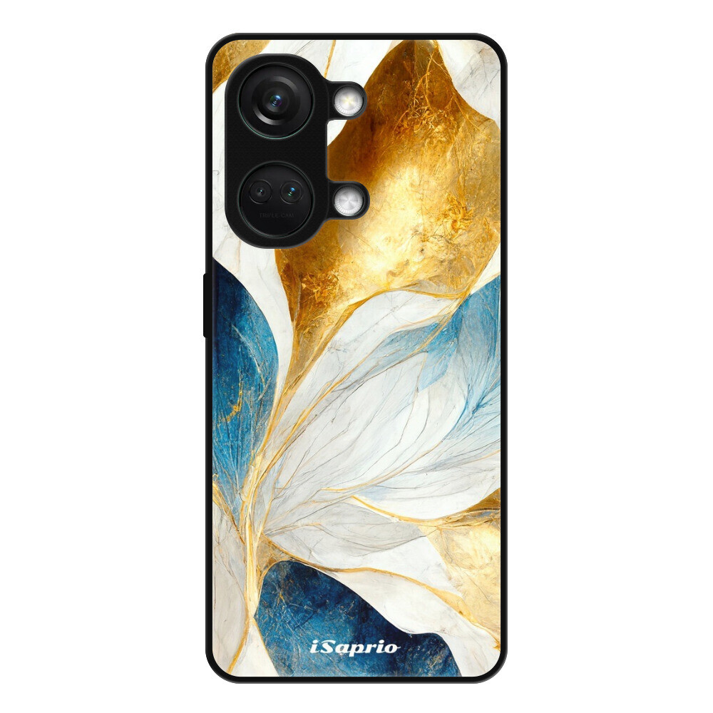 Lesklé puzdro Exclusive iSaprio - Blue Leaves - OnePlus Nord 3 5G