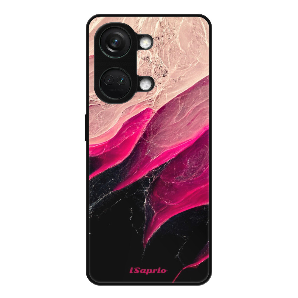 Lesklé puzdro Exclusive iSaprio - Black and Pink - OnePlus Nord 3 5G