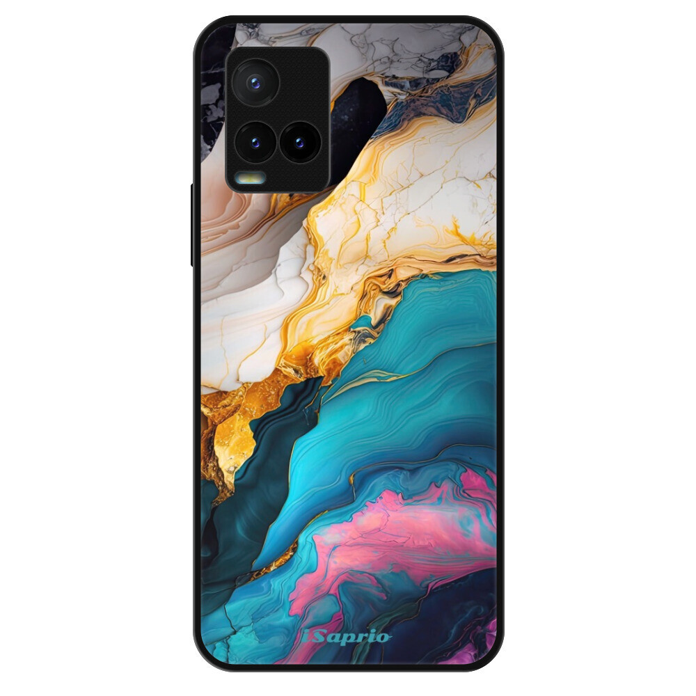 Lesklé puzdro Exclusive iSaprio - Color Marble 21 - Vivo Y21 / Y21s / Y33s