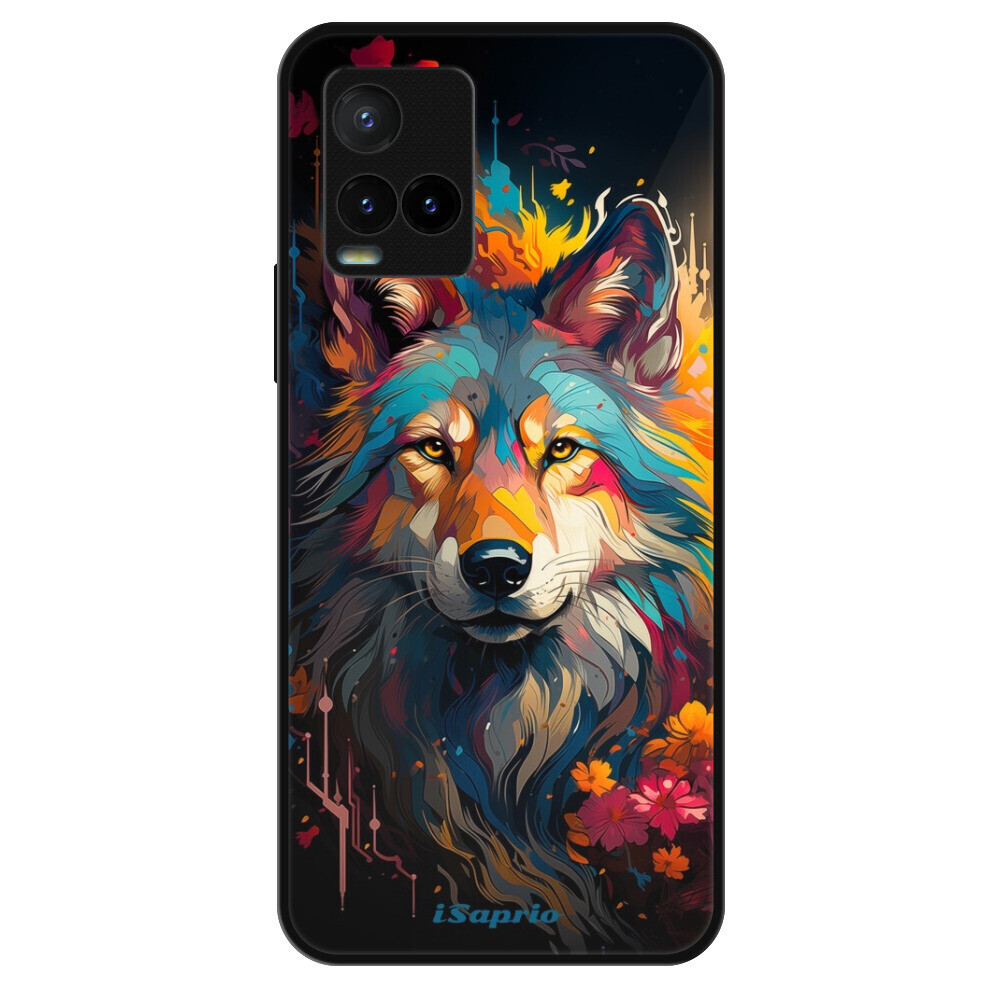 Lesklé puzdro Exclusive iSaprio - Mysterious Wolf - Vivo Y21 / Y21s / Y33s