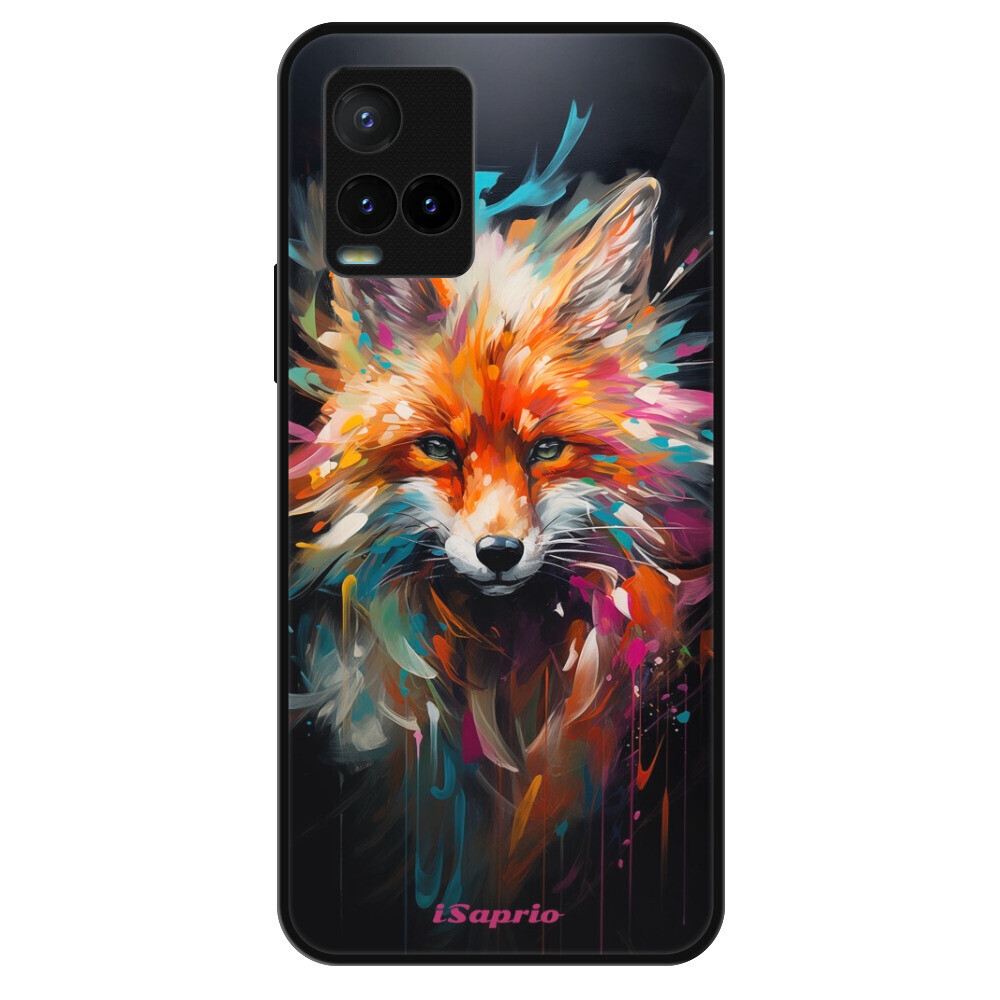 Lesklé puzdro Exclusive iSaprio - Neon Fox - Vivo Y21 / Y21s / Y33s