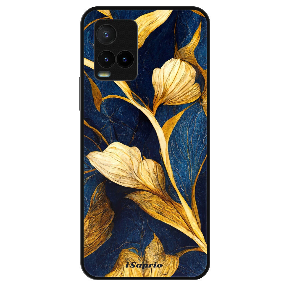 Lesklé puzdro Exclusive iSaprio - Gold Leaves - Vivo Y21 / Y21s / Y33s