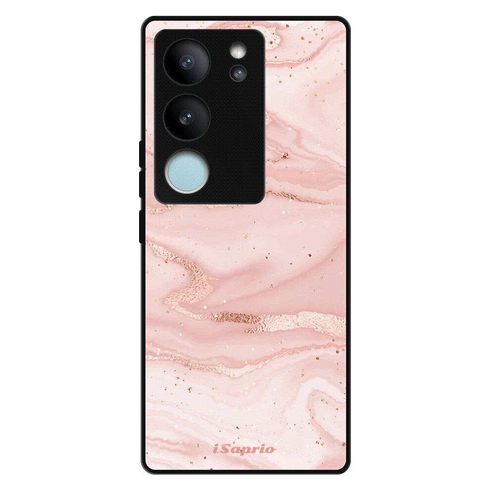 Lesklé puzdro Exclusive iSaprio - RoseGold Marble 10 - Vivo V29