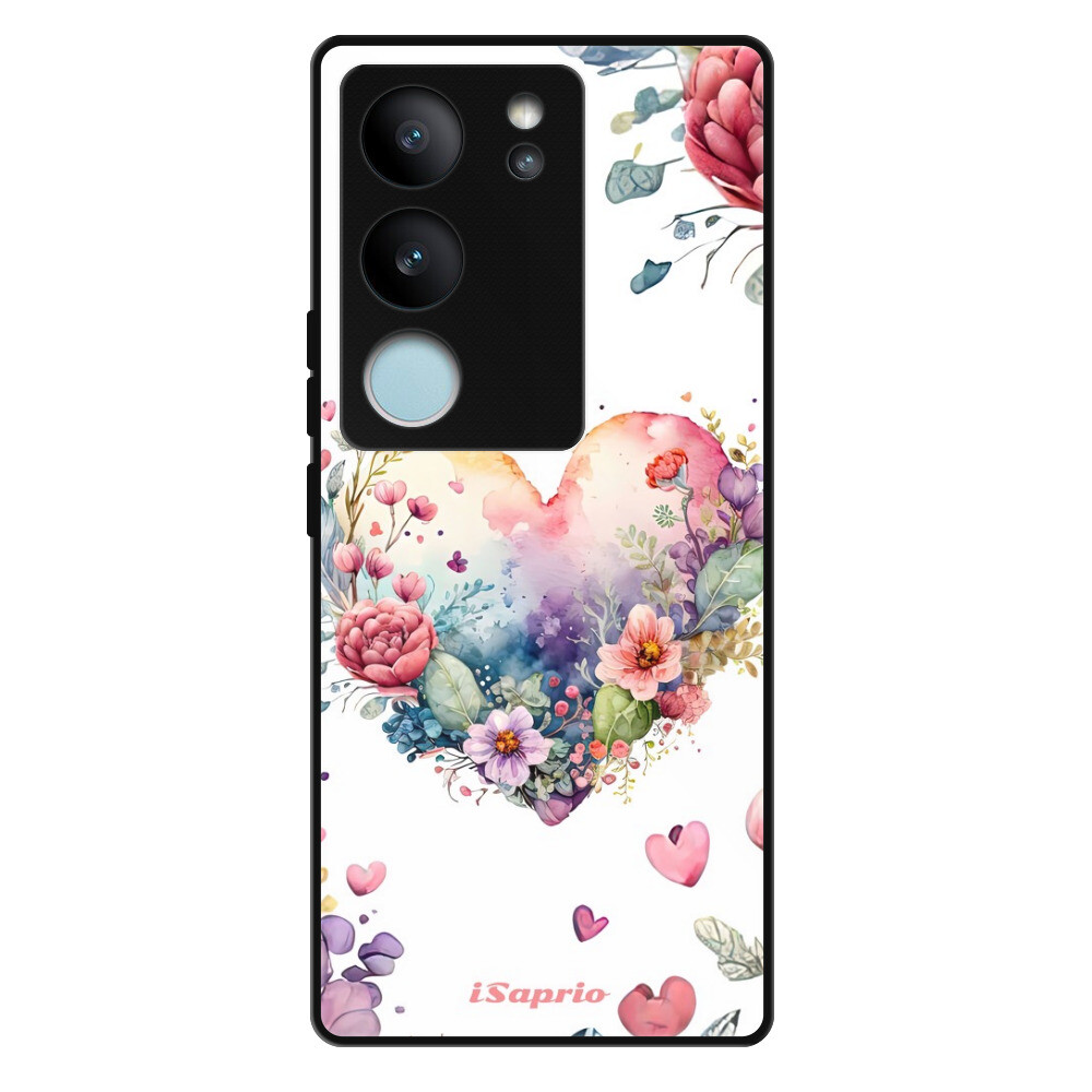 Lesklé puzdro Exclusive iSaprio - Floral Heart - Vivo V29