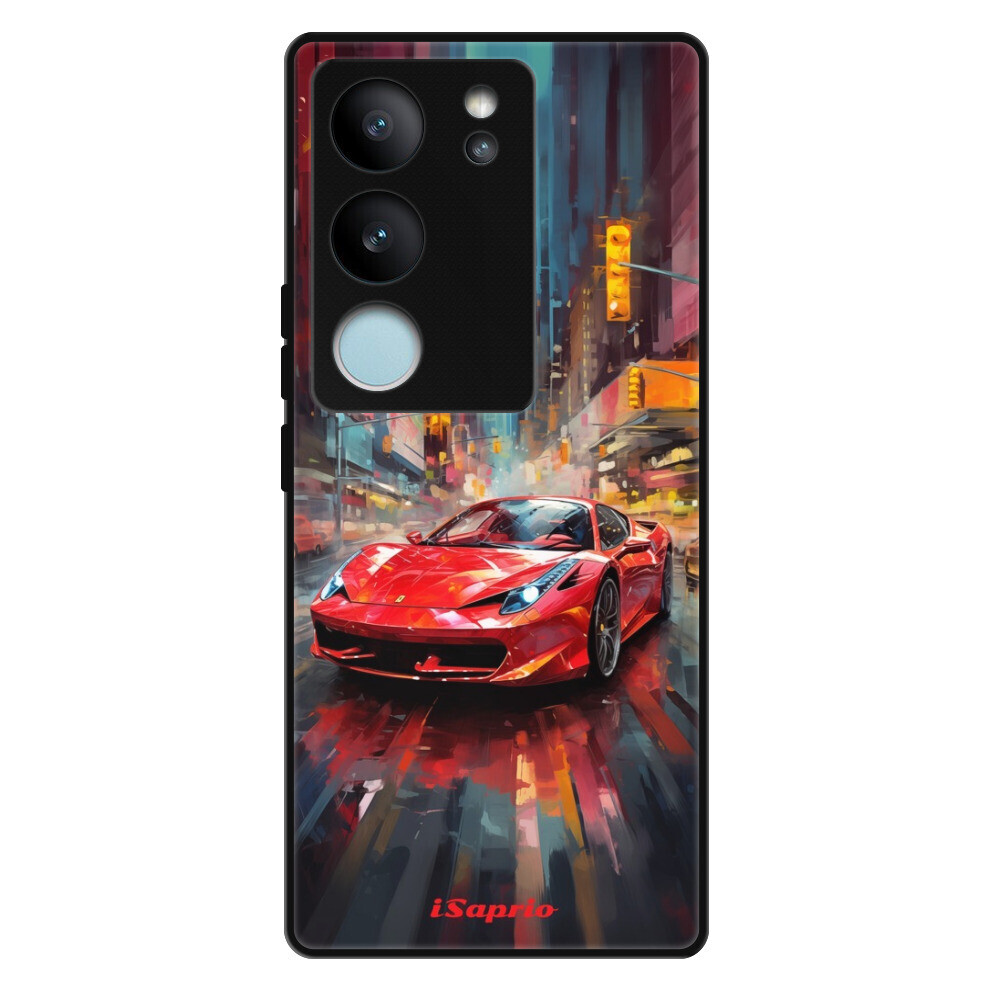 Lesklé puzdro Exclusive iSaprio - Ferrari - Vivo V29