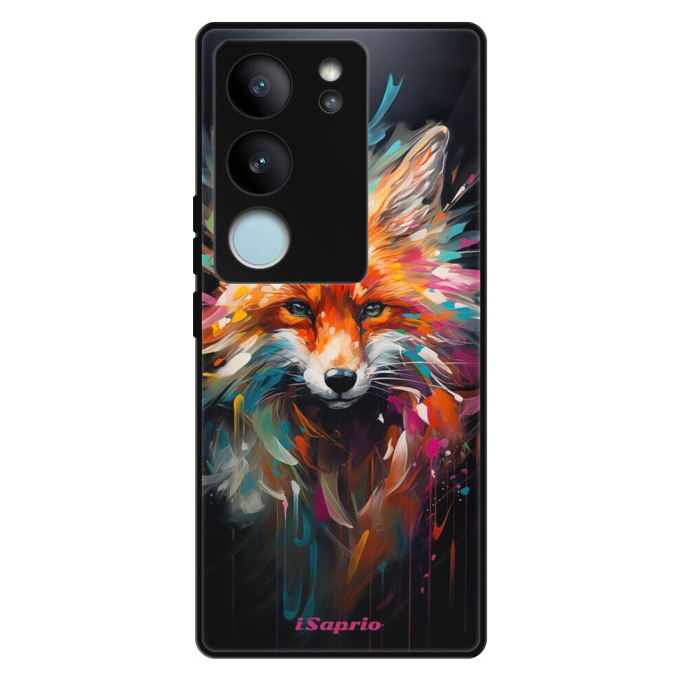 Lesklé puzdro Exclusive iSaprio - Neon Fox - Vivo V29