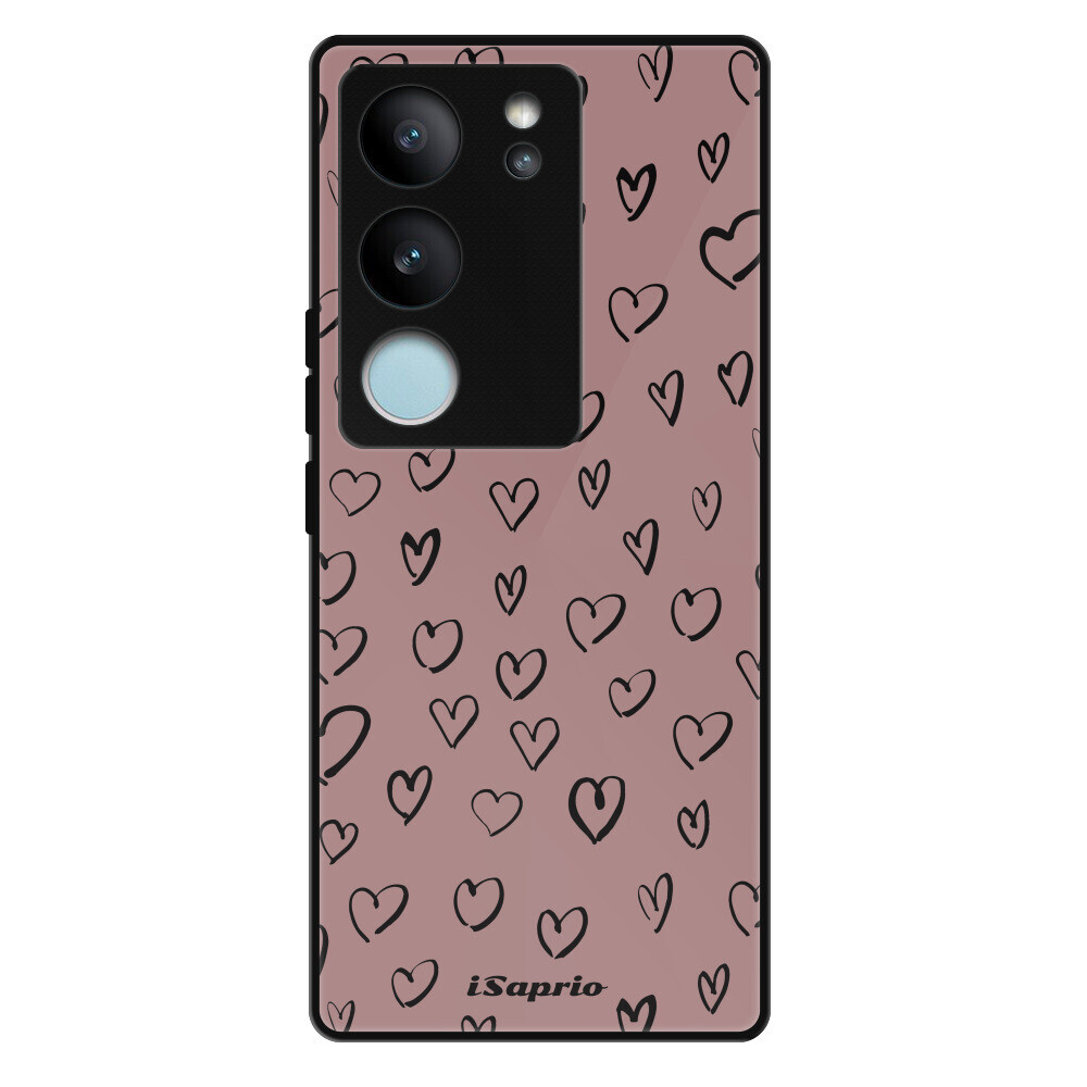 Lesklé puzdro Exclusive iSaprio - Heart Dark - Vivo V29