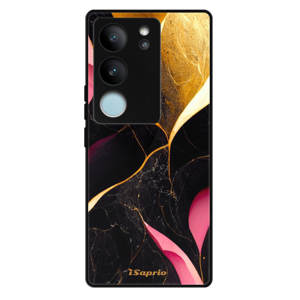 Lesklé puzdro Exclusive iSaprio - Gold Pink Marble - Vivo V29