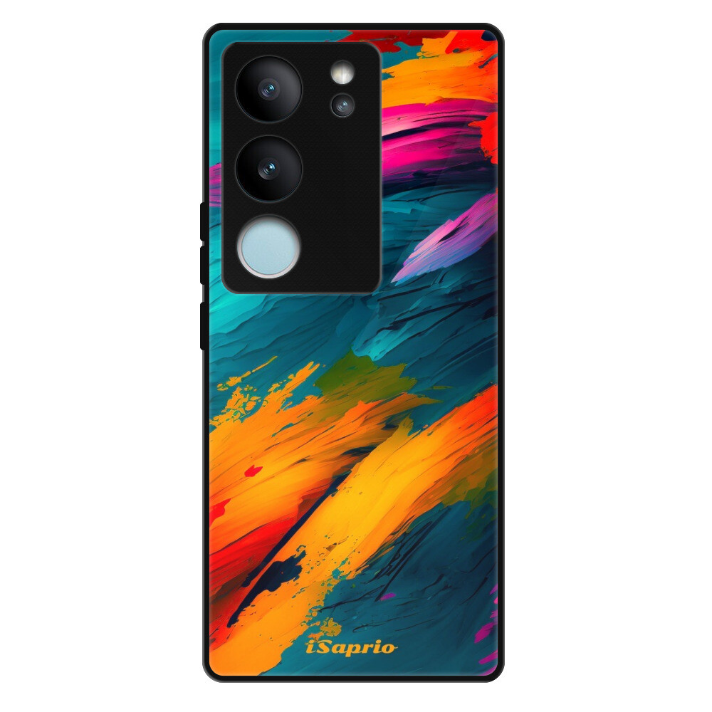 Lesklé puzdro Exclusive iSaprio - Blue Paint - Vivo V29