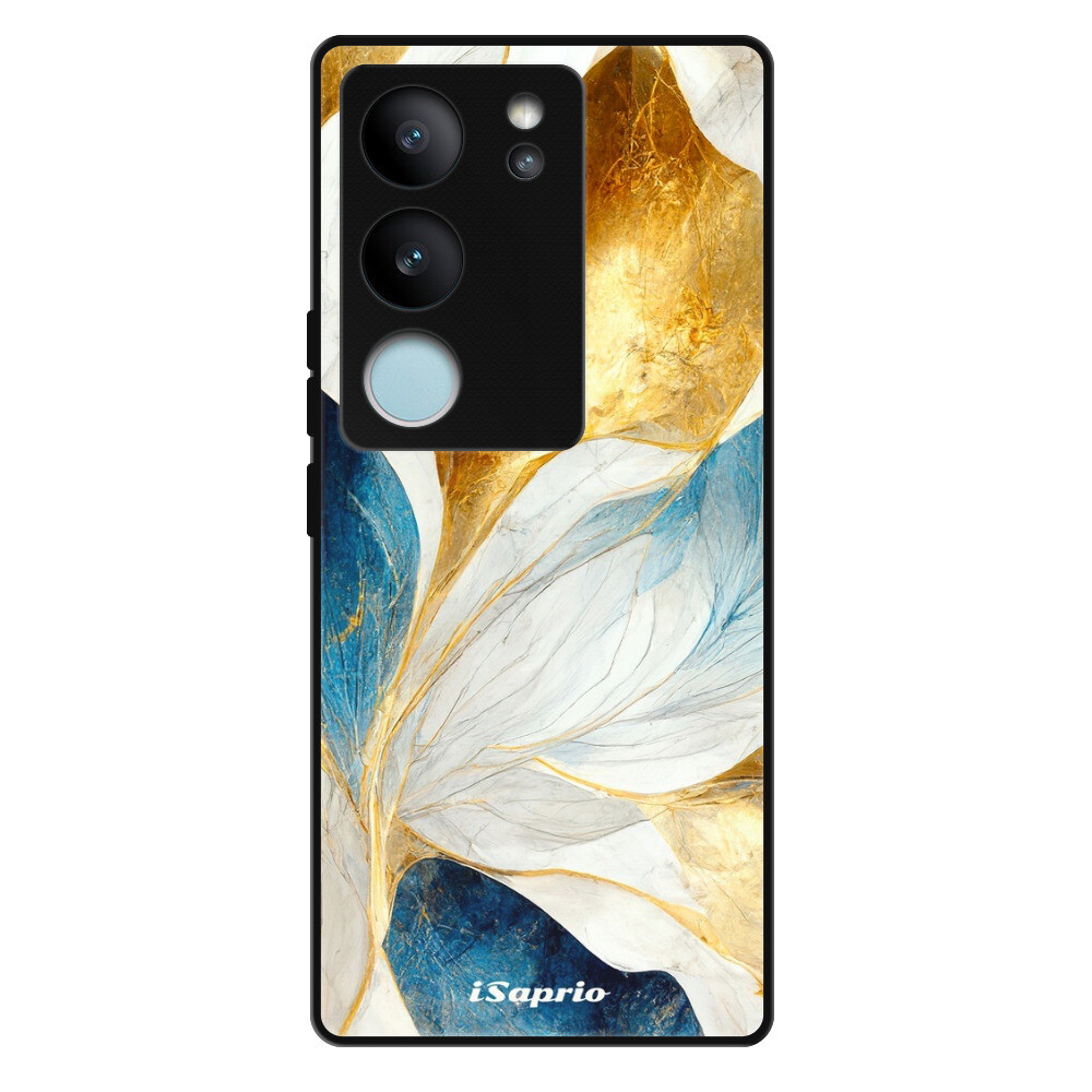 Lesklé puzdro Exclusive iSaprio - Blue Leaves - Vivo V29