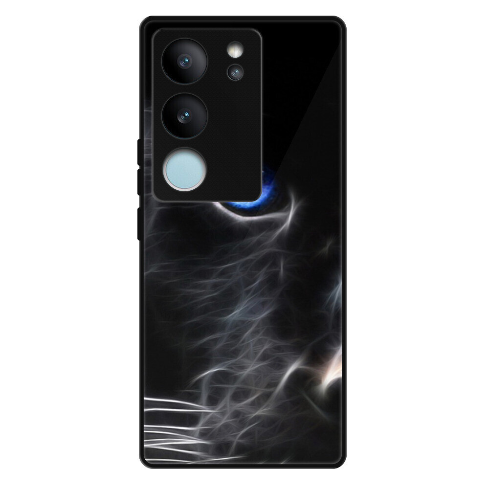 Lesklé puzdro Exclusive iSaprio - Black Puma - Vivo V29