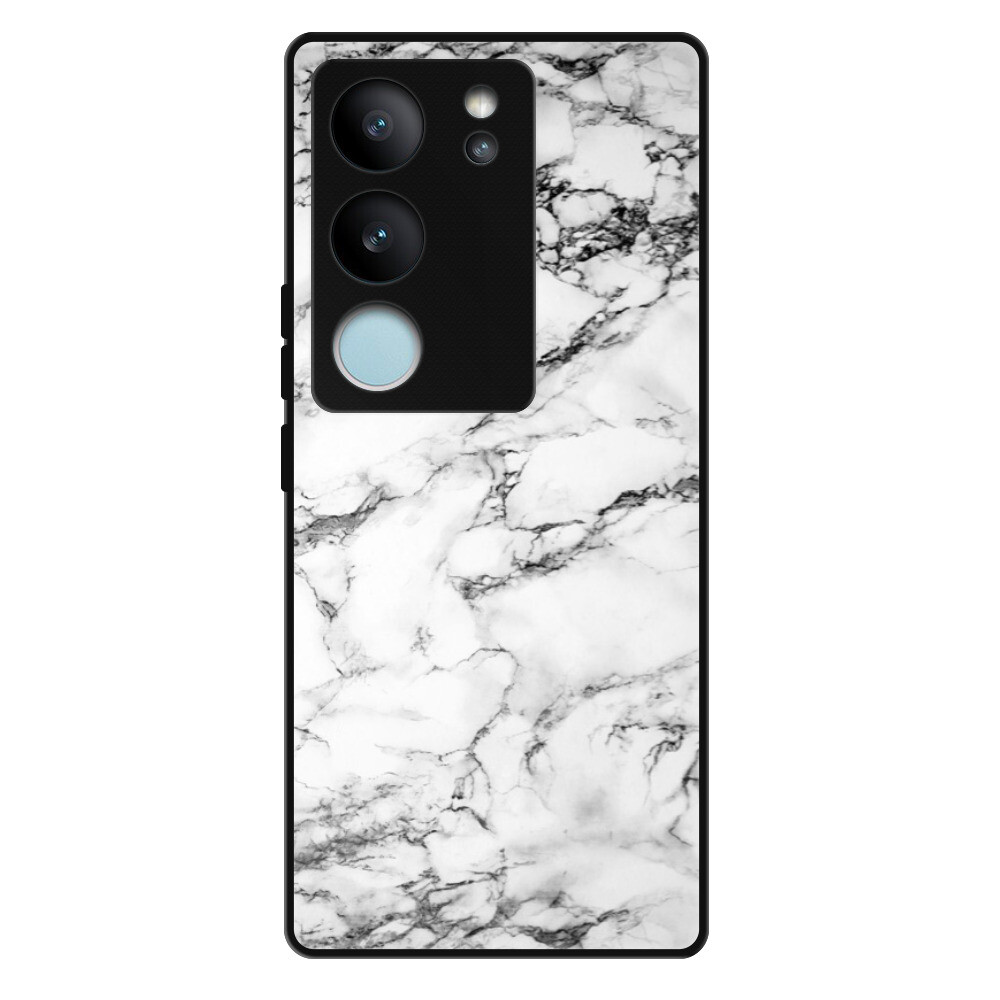 Lesklé puzdro Exclusive iSaprio - White Marble 01 - Vivo V29