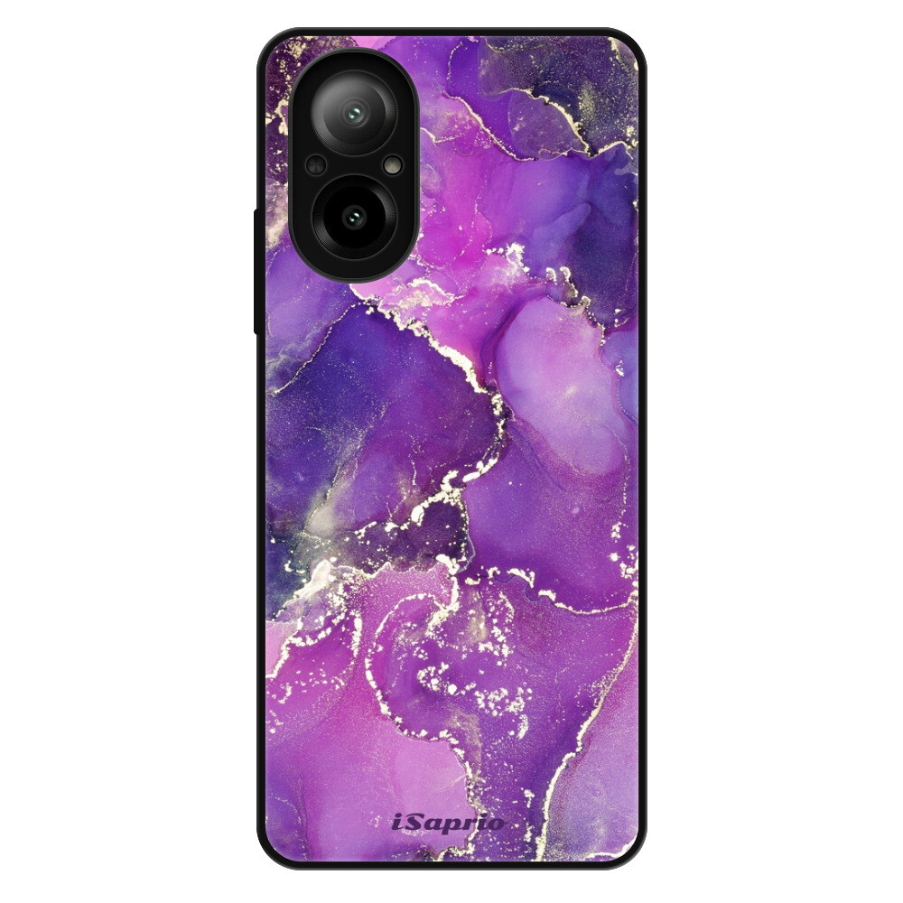 Lesklé puzdro Exclusive iSaprio - Purple Marble 10 - Realme C67