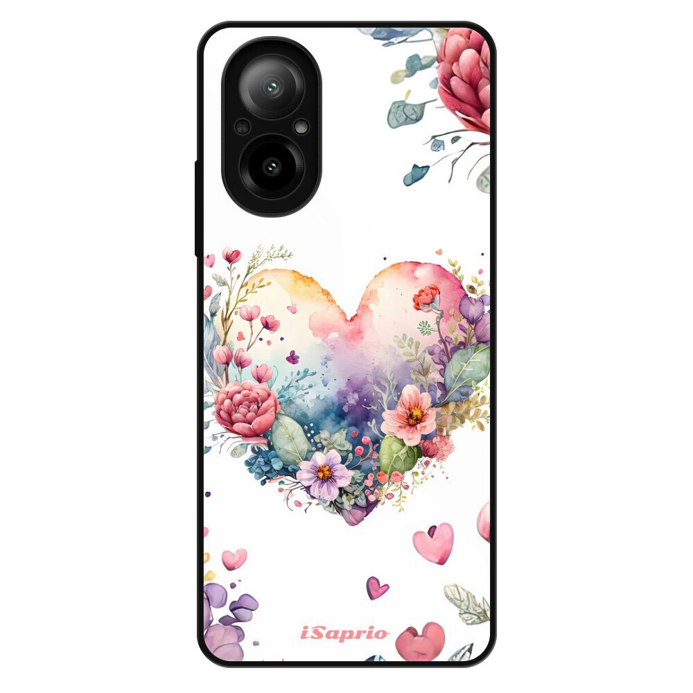 Lesklé puzdro Exclusive iSaprio - Floral Heart - Realme C67