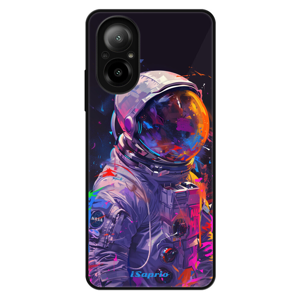 Lesklé puzdro Exclusive iSaprio - Neon Astronaut - Realme C67