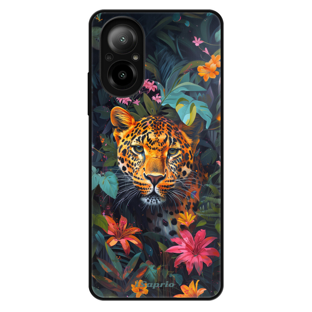 Lesklé puzdro Exclusive iSaprio - Flower Jaguar - Realme C67