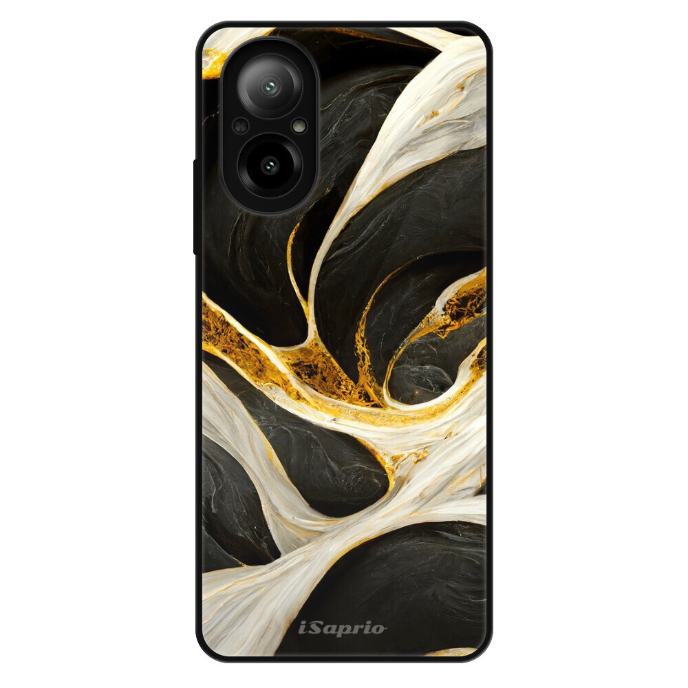 Lesklé puzdro Exclusive iSaprio - Black and Gold - Realme C67