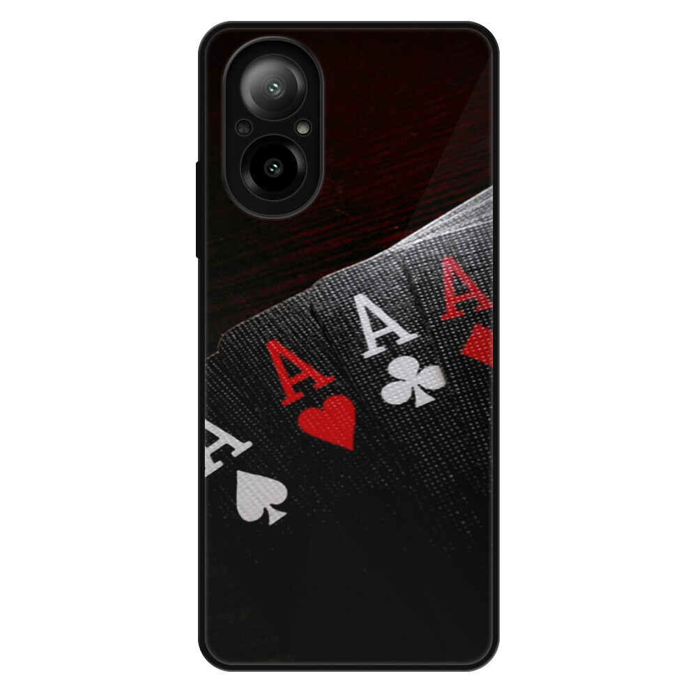 Lesklé puzdro Exclusive iSaprio - Poker - Realme C67