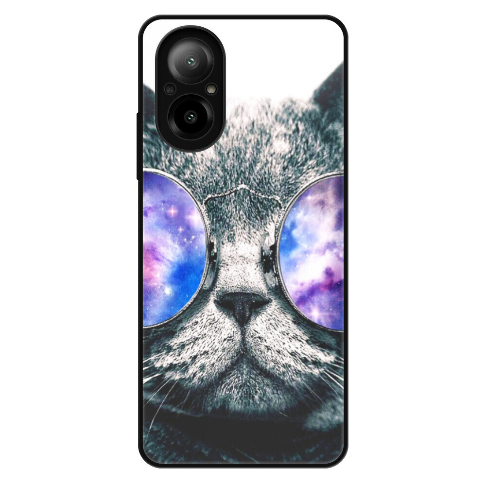 Lesklé puzdro Exclusive iSaprio - Galaxy Cat - Realme C67