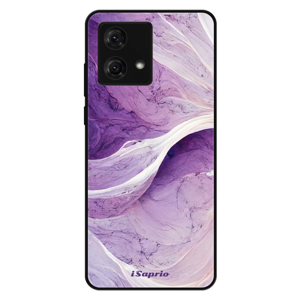 Lesklé puzdro Exclusive iSaprio - Purple Paint 10 - Motorola Moto G84