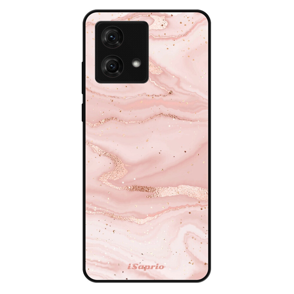 Lesklé puzdro Exclusive iSaprio - RoseGold Marble 10 - Motorola Moto G84