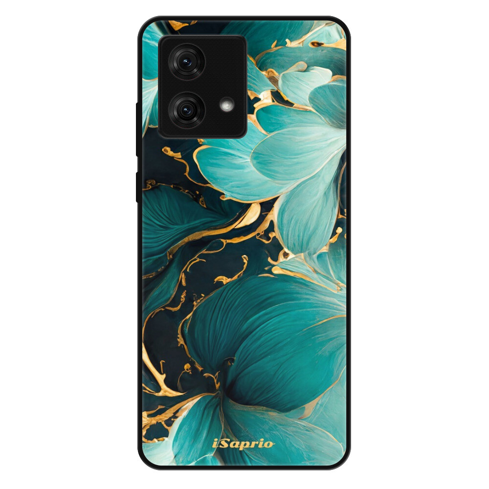Lesklé puzdro Exclusive iSaprio - Blue Flowers 12 - Motorola Moto G84