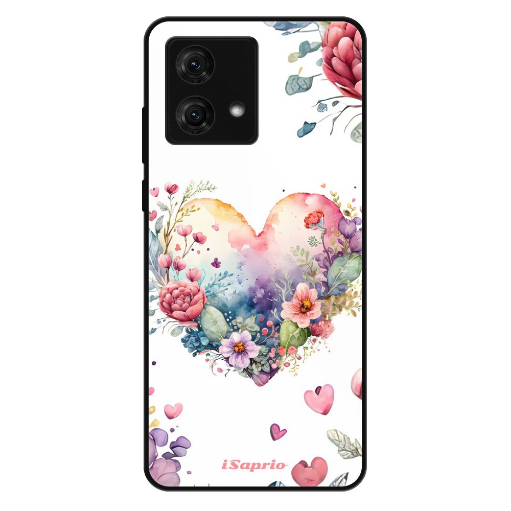 Lesklé puzdro Exclusive iSaprio - Floral Heart - Motorola Moto G84
