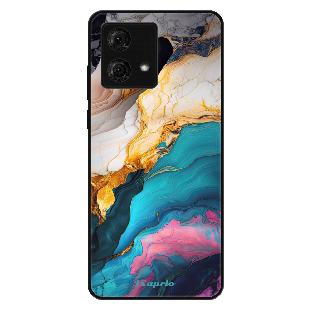 Lesklé puzdro Exclusive iSaprio - Color Marble 21 - Motorola Moto G84