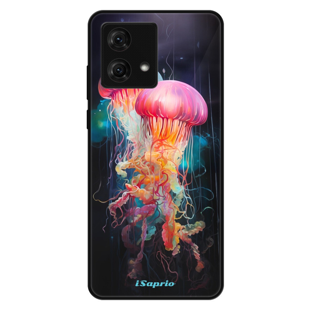 Lesklé puzdro Exclusive iSaprio - Abstract Jellyfish - Motorola Moto G84