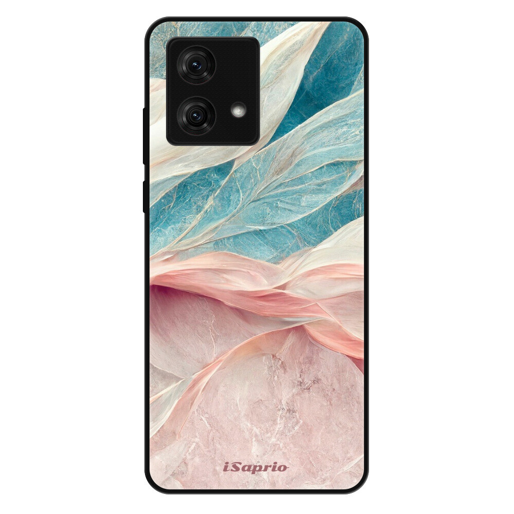 Lesklé puzdro Exclusive iSaprio - Pink and Blue - Motorola Moto G84
