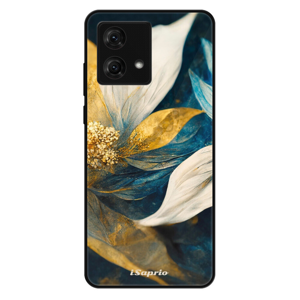 Lesklé puzdro Exclusive iSaprio - Gold Petals - Motorola Moto G84