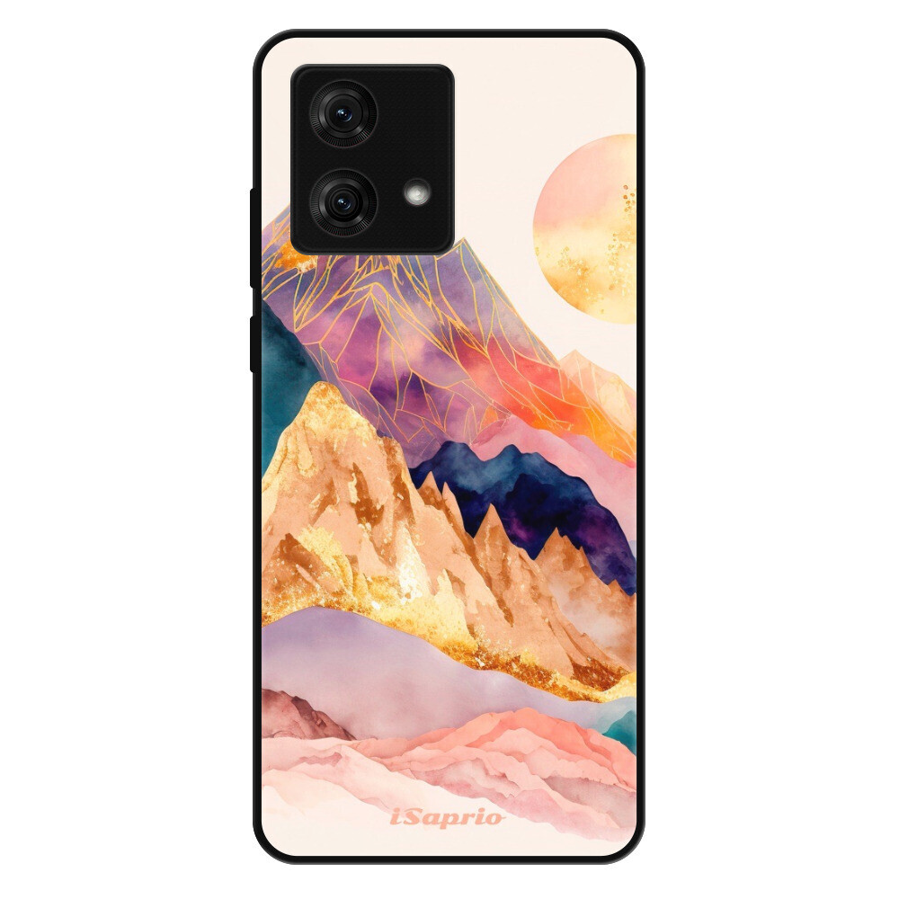 Lesklé puzdro Exclusive iSaprio - Abstract Mountains - Motorola Moto G84
