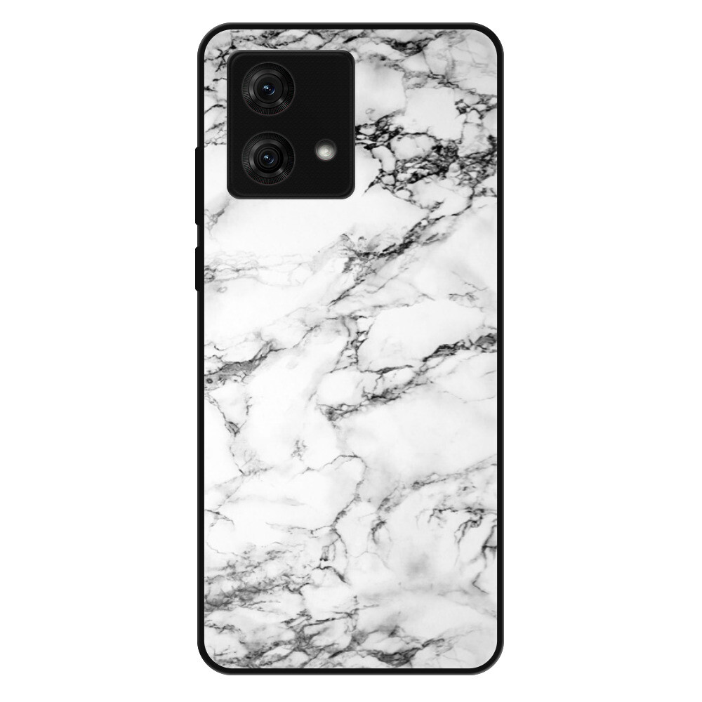 Lesklé puzdro Exclusive iSaprio - White Marble 01 - Motorola Moto G84