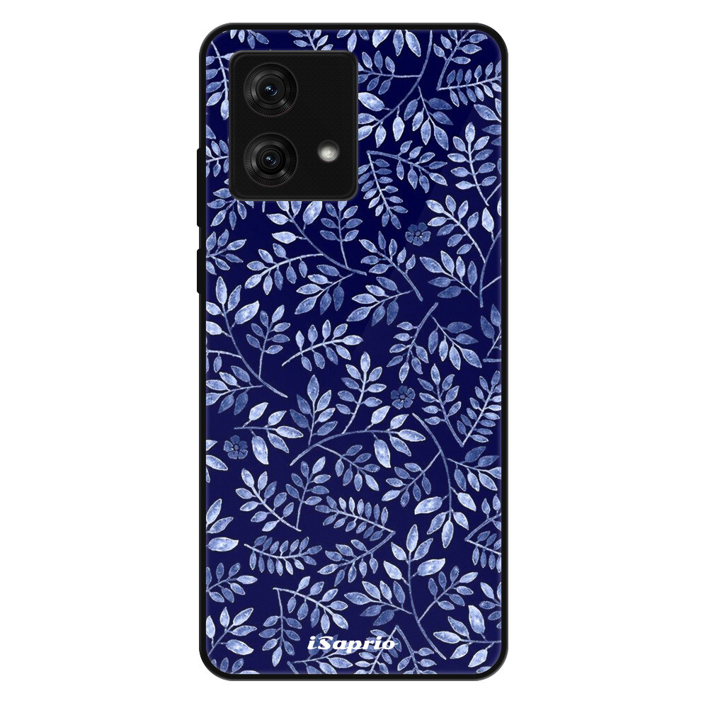 Lesklé puzdro Exclusive iSaprio - Blue Leaves 05 - Motorola Moto G84